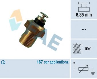 FAE 32110 Датчик, температура охлаждающей жидкости для AUDI 80 (Ауди 80) FAE 32110 Датчик, температура охлаждающей жидкости для AUDI 80 (Ауди 80)