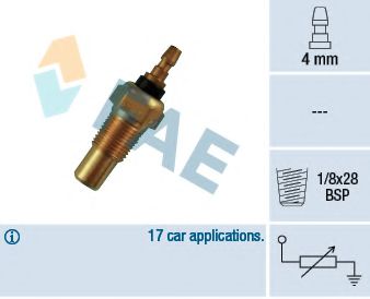 FAE 32310 Датчик, температура охлаждающей жидкости для ROVER 400 (Ровер 400) FAE 32310 Датчик, температура охлаждающей жидкости для ROVER 400 (Ровер 400)
