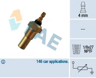 FAE 32350 Датчик, температура охлаждающей жидкости для DAIHATSU CHARADE III (Дайхатсу Чарадэ 3) FAE 32350 Датчик, температура охлаждающей жидкости для DAIHATSU CHARADE III (Дайхатсу Чарадэ 3)