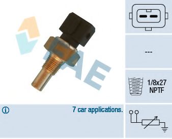 FAE 32570 Датчик, температура охлаждающей жидкости для ROVER 400 (Ровер 400) FAE 32570 Датчик, температура охлаждающей жидкости для ROVER 400 (Ровер 400)