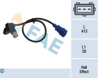 FAE 79227 Датчик, положение распределительного вала для ALFA-ROMEO (Алфа-ромэо) FAE 79227 Датчик, положение распределительного вала для ALFA-ROMEO (Алфа-ромэо)
