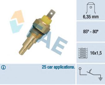 FAE 37630 Термовыключатель, вентилятор радиатора для MITSUBISHI TREDIA (Митсубиши/митсубиси Трэдиа) FAE 37630 Термовыключатель, вентилятор радиатора для MITSUBISHI TREDIA (Митсубиши/митсубиси Трэдиа)