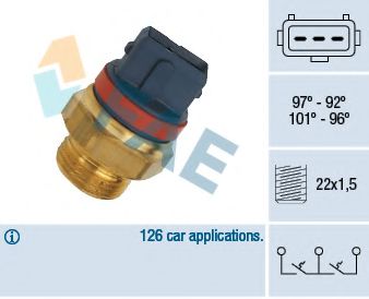 FAE 37930 Термовыключатель, вентилятор радиатора для PEUGEOT 205 II (Пежо 205 2) FAE 37930 Термовыключатель, вентилятор радиатора для PEUGEOT 205 II (Пежо 205 2)