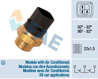 FAE 37980 Термовыключатель, вентилятор радиатора для RENAULT SAFRANE (Рено Сафранэ) FAE 37980 Термовыключатель, вентилятор радиатора для RENAULT SAFRANE (Рено Сафранэ)