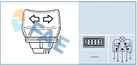 FAE 61240 Выключатель; Выключатель, стеклолодъемник для RENAULT ALLIANCE (Рено Аллианcэ) FAE 61240 Выключатель; Выключатель, стеклолодъемник для RENAULT ALLIANCE (Рено Аллианcэ)