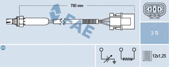 FAE 77181 Лямбда-зонд для NISSAN PRIMERA (Ниссан Примера) FAE 77181 Лямбда-зонд для NISSAN PRIMERA (Ниссан Примера)