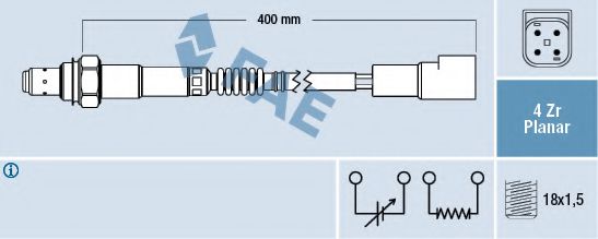 FAE 77244 Лямбда-зонд для FORD TRANSIT NEO (Форд Трансит нэо) FAE 77244 Лямбда-зонд для FORD TRANSIT NEO (Форд Трансит нэо)