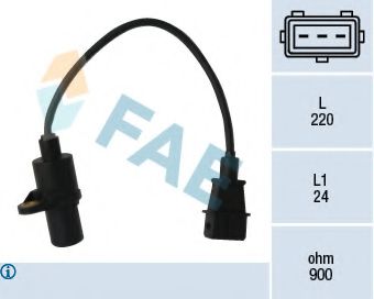 FAE 79049 Датчик частоты вращения, управление двигателем для HYUNDAI EXCEL (Хендай Эxcэл) FAE 79049 Датчик частоты вращения, управление двигателем для HYUNDAI EXCEL (Хендай Эxcэл)