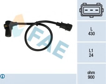 FAE 79054 Датчик импульсов; Датчик частоты вращения, управление двигателем для CITROËN JUMPY (CитроËн Джампи) FAE 79054 Датчик импульсов; Датчик частоты вращения, управление двигателем для CITROËN JUMPY (CитроËн Джампи)