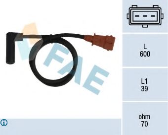 FAE 79158 Датчик импульсов; Датчик, импульс зажигания; Датчик частоты вращения, управление двигателем для CITROëN (Cитроëн) FAE 79158 Датчик импульсов; Датчик, импульс зажигания; Датчик частоты вращения, управление двигателем для CITROëN (Cитроëн)