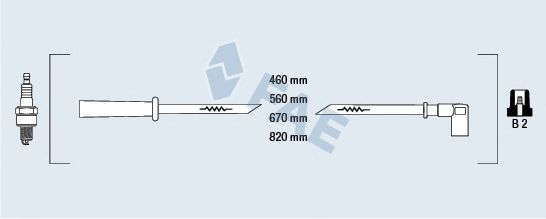 FAE 83330 Комплект проводов зажигания для CITROËN SYNERGIE (CитроËн Сънэргиэ) FAE 83330 Комплект проводов зажигания для CITROËN SYNERGIE (CитроËн Сънэргиэ)