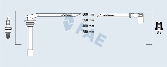 FAE 85830 Комплект проводов зажигания для NISSAN MICRA II (Ниссан Микра 2) FAE 85830 Комплект проводов зажигания для NISSAN MICRA II (Ниссан Микра 2)