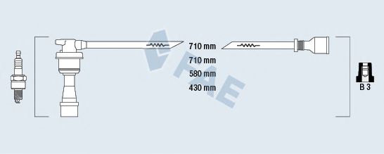 FAE 85999 Комплект проводов зажигания для HYUNDAI ELANTRA II (Хендай Элантра 2) FAE 85999 Комплект проводов зажигания для HYUNDAI ELANTRA II (Хендай Элантра 2)