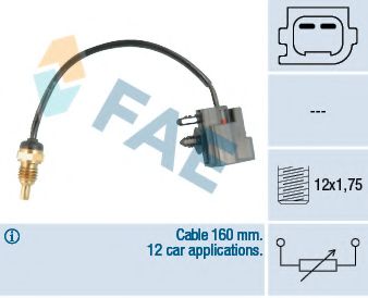 FAE 32426 Датчик, температура охлаждающей жидкости; Датчик, температура охлаждающей жидкости 