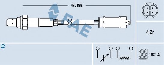 FAE 77326 Лямбда-зонд для BMW (Бмв) FAE 77326 Лямбда-зонд для BMW (Бмв)