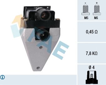 FAE 80212 Катушка зажигания для MERCEDESBENZ (Мерседес бенц) FAE 80212 Катушка зажигания для MERCEDESBENZ (Мерседес бенц)