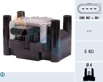 FAE 80218 Катушка зажигания для VOLKSWAGEN NOVO FUSCA (Фольксваген Ноvо фусcа) FAE 80218 Катушка зажигания для VOLKSWAGEN NOVO FUSCA (Фольксваген Ноvо фусcа)