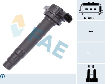 FAE 80244 Катушка зажигания для NISSAN PRIMERA (Ниссан Примера) FAE 80244 Катушка зажигания для NISSAN PRIMERA (Ниссан Примера)