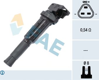 FAE 80247 Катушка зажигания для BMW 1 (Бмв 1) FAE 80247 Катушка зажигания для BMW 1 (Бмв 1)