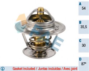 FAE 5303987 Термостат, охлаждающая жидкость для AUDI COUPE (Ауди Cоупэ) FAE 5303987 Термостат, охлаждающая жидкость для AUDI COUPE (Ауди Cоупэ)