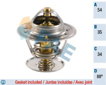 FAE 5304388 Термостат, охлаждающая жидкость для AUDI 100 (Ауди 100) FAE 5304388 Термостат, охлаждающая жидкость для AUDI 100 (Ауди 100)