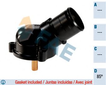 FAE 5351185 Термостат, охлаждающая жидкость для CITROËN JUMPER (CитроËн Жумпэр)