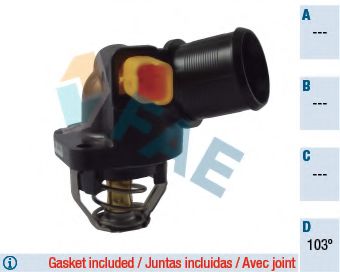 FAE 5352203 Термостат, охлаждающая жидкость для PEUGEOT 207 (Пежо 207) FAE 5352203 Термостат, охлаждающая жидкость для PEUGEOT 207 (Пежо 207)