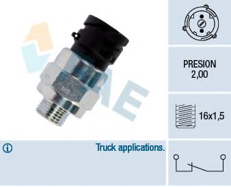 FAE 18123 Выключатель фонаря сигнала торможения для VOLVO FL 6 (Вольво Фл 6) FAE 18123 Выключатель фонаря сигнала торможения для VOLVO FL 6 (Вольво Фл 6)