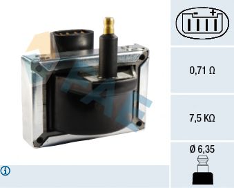 FAE 80263 Катушка зажигания для PEUGEOT 205 II (Пежо 205 2) FAE 80263 Катушка зажигания для PEUGEOT 205 II (Пежо 205 2)