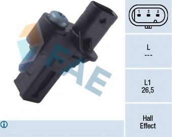 FAE 79287 Датчик, положение распределительного вала для CITROëN (Cитроëн) FAE 79287 Датчик, положение распределительного вала для CITROëN (Cитроëн)