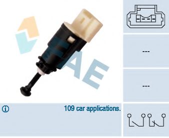 FAE 24903 Выключатель фонаря сигнала торможения для DACIA SANDERO (Дача Сандэро) FAE 24903 Выключатель фонаря сигнала торможения для DACIA SANDERO (Дача Сандэро)