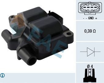 FAE 80293 Катушка зажигания для SMART CITY-COUPE (Смарт Cитъ-cоупэ) FAE 80293 Катушка зажигания для SMART CITY-COUPE (Смарт Cитъ-cоупэ)