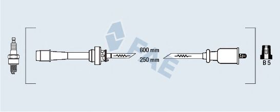 FAE 83265 Комплект проводов зажигания для MAZDA PREMACY (Мазда Premacy) FAE 83265 Комплект проводов зажигания для MAZDA PREMACY (Мазда Premacy)