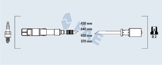 FAE 83991 Комплект проводов зажигания для MERCEDES-BENZ A-CLASS (Мэрcэдэс-бэнз А класс) FAE 83991 Комплект проводов зажигания для MERCEDES-BENZ A-CLASS (Мэрcэдэс-бэнз А класс)