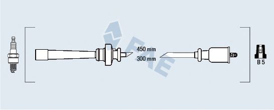 FAE 85382 Комплект проводов зажигания для MITSUBISHI GALANT VI (Митсубиши/митсубиси Галант 6) FAE 85382 Комплект проводов зажигания для MITSUBISHI GALANT VI (Митсубиши/митсубиси Галант 6)
