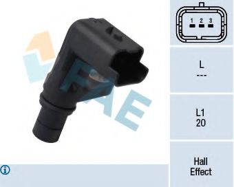 FAE 79040 Датчик, положение распределительного вала для CITROëN (Cитроëн) FAE 79040 Датчик, положение распределительного вала для CITROëN (Cитроëн)