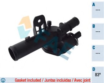 FAE 5312583 Термостат, охлаждающая жидкость для RENAULT MODUS / GRAND MODUS (Рено Модус / гранд модус) FAE 5312583 Термостат, охлаждающая жидкость для RENAULT MODUS / GRAND MODUS (Рено Модус / гранд модус)