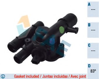 FAE 5307183 Термостат, охлаждающая жидкость для RENAULT (Рено) FAE 5307183 Термостат, охлаждающая жидкость для RENAULT (Рено)