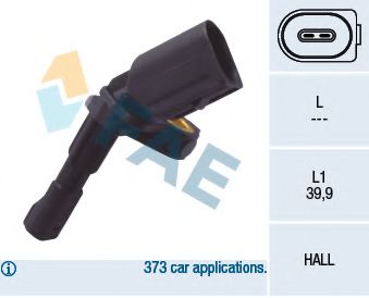 FAE 78102 Датчик, частота вращения колеса для VOLKSWAGEN GOLF PLUS (Фольксваген Гольф плюс) FAE 78102 Датчик, частота вращения колеса для VOLKSWAGEN GOLF PLUS (Фольксваген Гольф плюс)