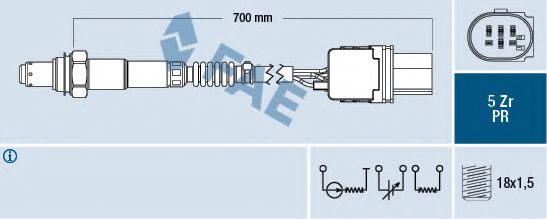 FAE 75058 Лямбда-зонд для BMW (Бмв) FAE 75058 Лямбда-зонд для BMW (Бмв)