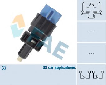 FAE 24602 Выключатель фонаря сигнала торможения для HONDA LEGEND IV (Хонда Лэгэнд иv) FAE 24602 Выключатель фонаря сигнала торможения для HONDA LEGEND IV (Хонда Лэгэнд иv)