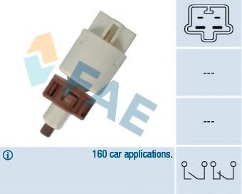 FAE 24691 Выключатель фонаря сигнала торможения для SUZUKI KIZASHI (Сузуки Кизаши) FAE 24691 Выключатель фонаря сигнала торможения для SUZUKI KIZASHI (Сузуки Кизаши)