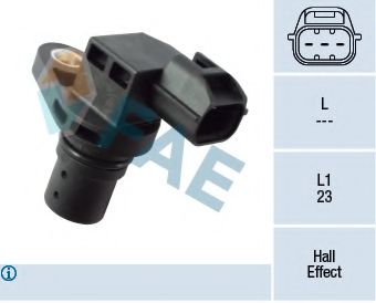 FAE 79408 Датчик, положение распределительного вала для MITSUBISHI LANCER FORTIS (Митсубиши/митсубиси Лансер фортис) FAE 79408 Датчик, положение распределительного вала для MITSUBISHI LANCER FORTIS (Митсубиши/митсубиси Лансер фортис)