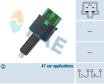FAE 24692 Выключатель фонаря сигнала торможения для MITSUBISHI LANCER (Митсубиши/митсубиси Ланcэр) FAE 24692 Выключатель фонаря сигнала торможения для MITSUBISHI LANCER (Митсубиши/митсубиси Ланcэр)