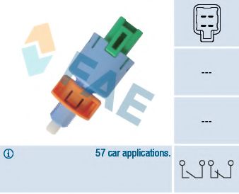 FAE 24693 Выключатель фонаря сигнала торможения для TOYOTA PRIUS ALPHA (Тойота/тоета Приус альфа) FAE 24693 Выключатель фонаря сигнала торможения для TOYOTA PRIUS ALPHA (Тойота/тоета Приус альфа)
