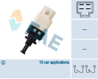 FAE 24782 Выключатель фонаря сигнала торможения для CHEVROLET NUBIRA (Шевроле Нубира) FAE 24782 Выключатель фонаря сигнала торможения для CHEVROLET NUBIRA (Шевроле Нубира)