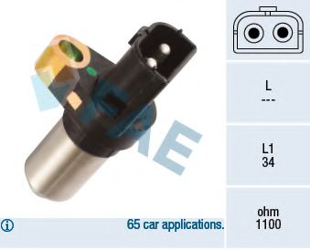 FAE 78204 Датчик, частота вращения колеса 