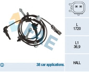 FAE 78239 Датчик, частота вращения колеса 