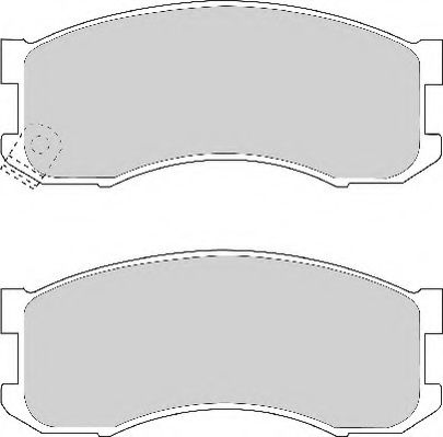 NECTO FD6660A Тормозные колодки для MAZDA 626 III (Мазда 626 3) NECTO FD6660A Тормозные колодки для MAZDA 626 III (Мазда 626 3)