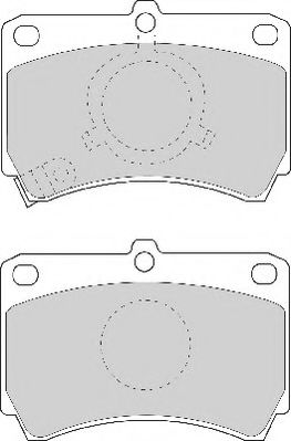 NECTO FD6636A Тормозные колодки для MAZDA 323 III (Мазда 323 3) NECTO FD6636A Тормозные колодки для MAZDA 323 III (Мазда 323 3)